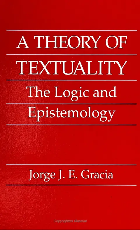 Cover of A Theory of Textuality