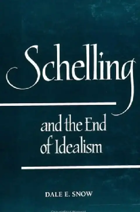 Cover of Schelling and the End of Idealism