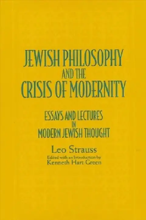 Cover of Jewish Philosophy and the Crisis of Modernity