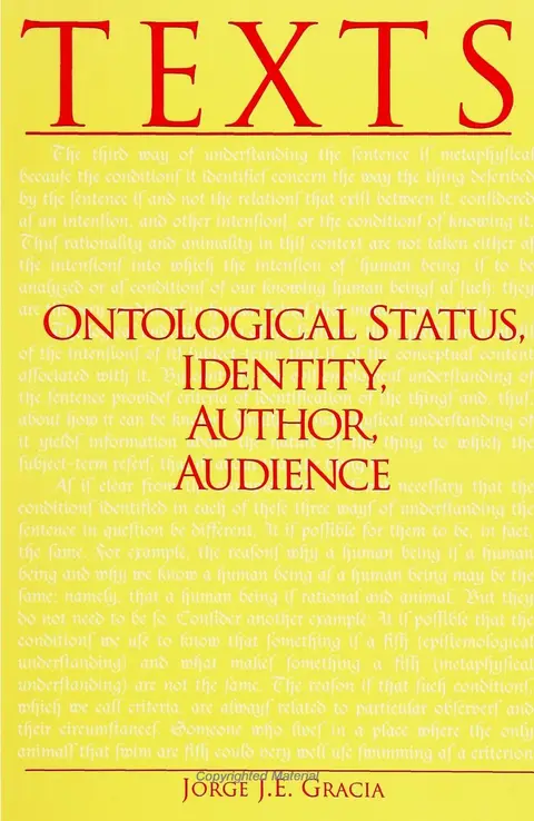 Cover of Texts
