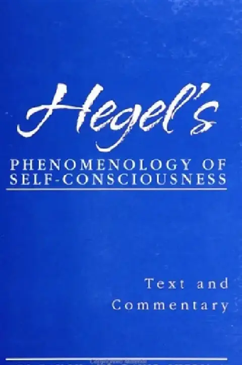 Cover of Hegel's Phenomenology of Self-Consciousness