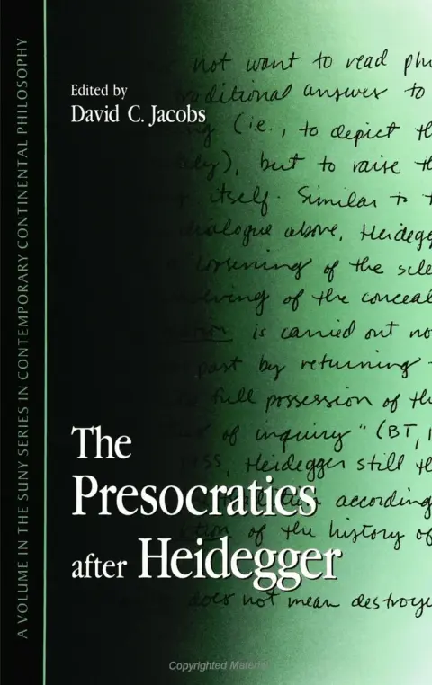Cover of The Presocratics After Heidegger
