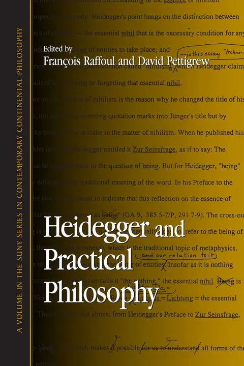 Cover of Heidegger and Practical Philosophy