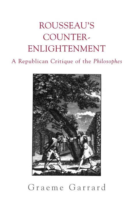 Cover of Rousseau's Counter-Enlightenment