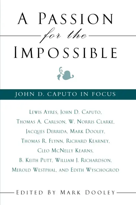 Cover of A Passion for the Impossible