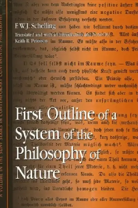 Cover of First Outline of a System of the Philosophy of Nature