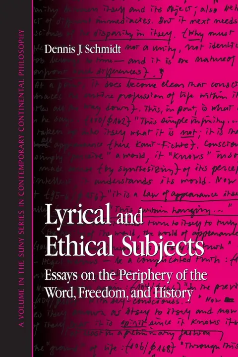 Cover of Lyrical and Ethical Subjects