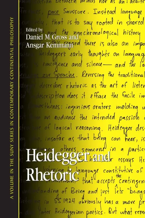 Cover of Heidegger and Rhetoric