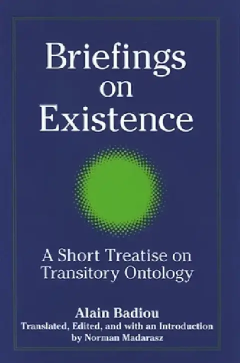 Cover of Briefings on Existence