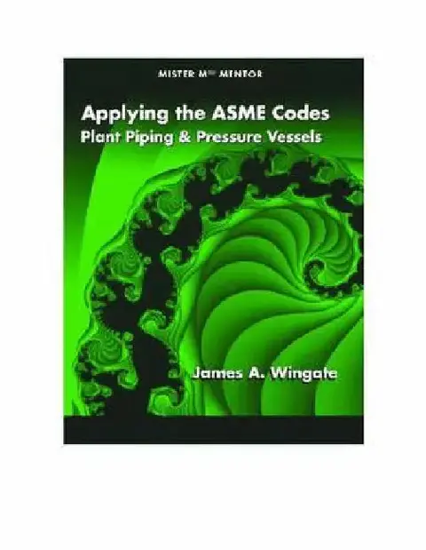 Cover of Applying the ASME Codes