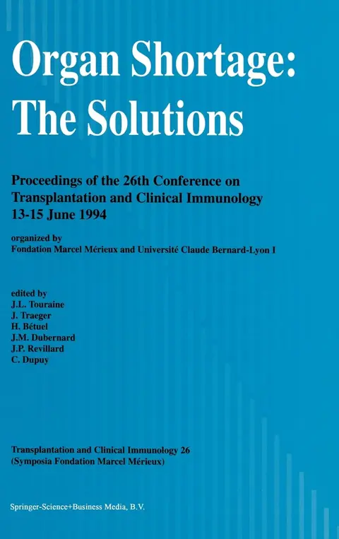 Cover of Organ Shortage