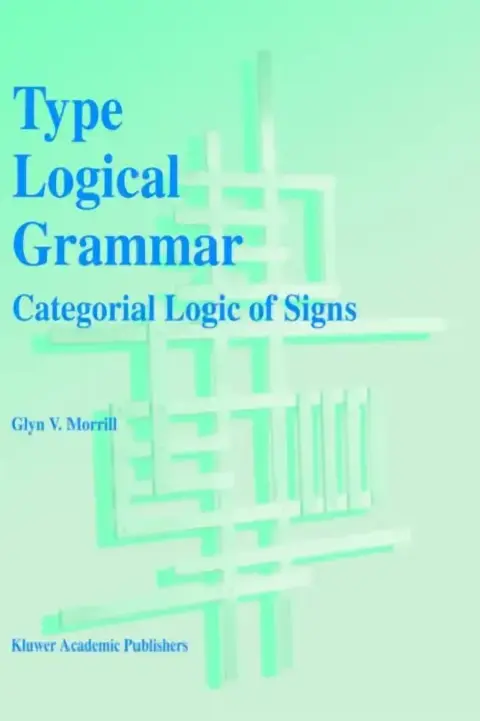 Cover of Type Logical Grammar