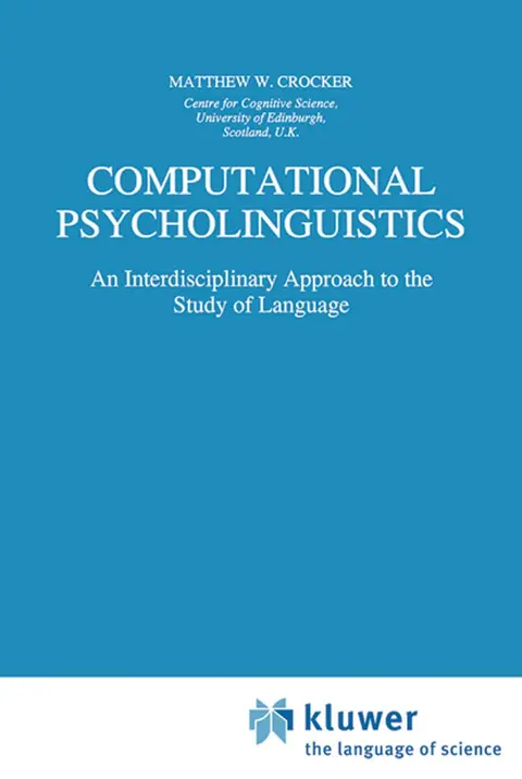 Cover of Computational Psycholinguistics