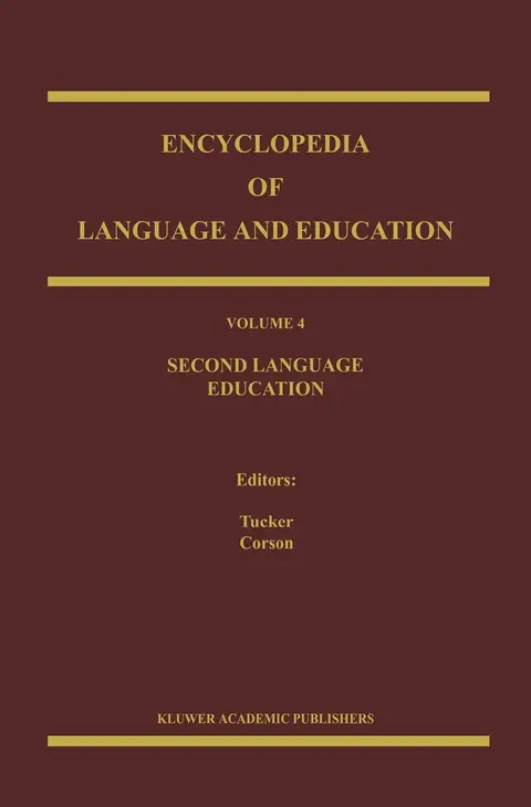 Cover of Second Language Education