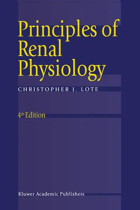 Cover of Principles of Renal Physiology