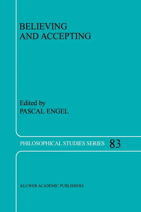 Cover of Believing and Accepting