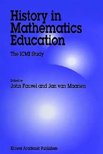 Cover of History in Mathematics Education