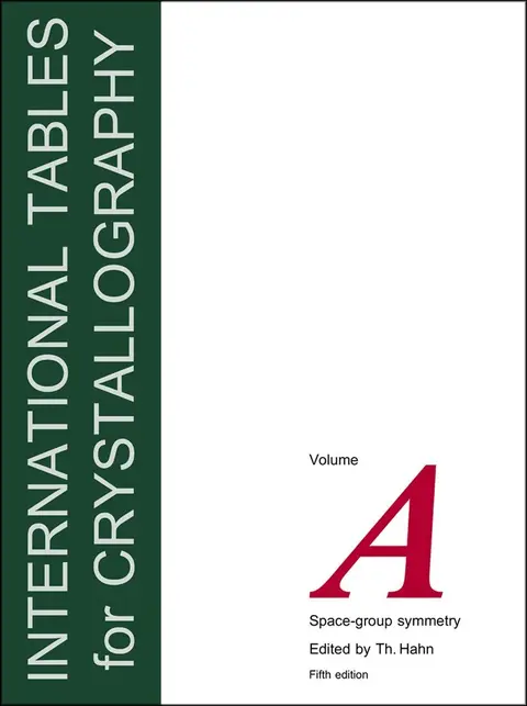 Cover of International Tables for Crystallography