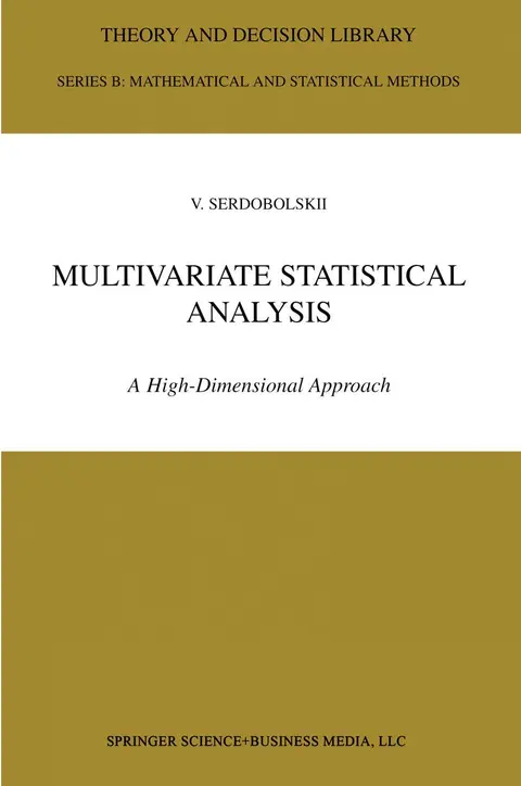 Cover of Multivariate Statistical Analysis