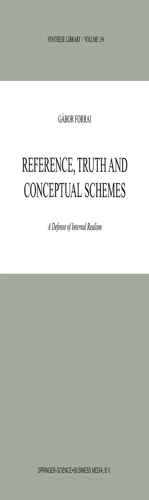 Cover of Reference, Truth and Conceptual Schemes