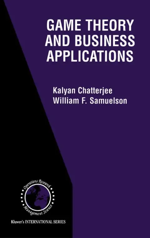 Cover of Game Theory and Business Applications