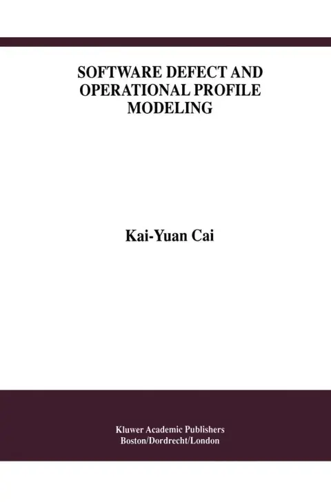 Cover of Software Defect and Operational Profile Modeling