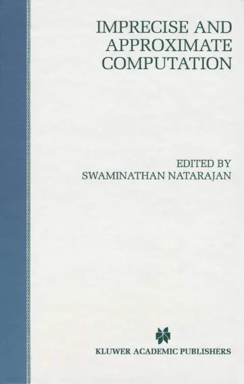 Cover of Imprecise and Approximate Computation