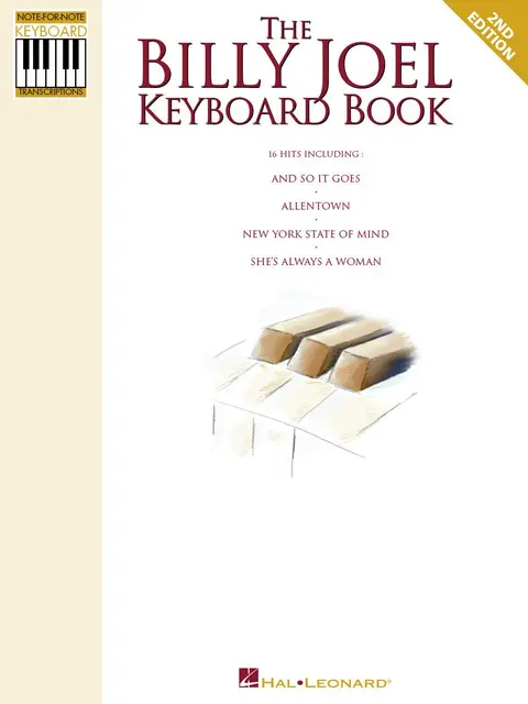 Cover of Billy Joel Keyboard Bk