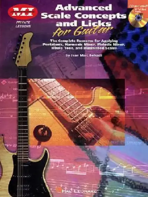 Cover of Advanced Scale Concepts and Licks for Guitar