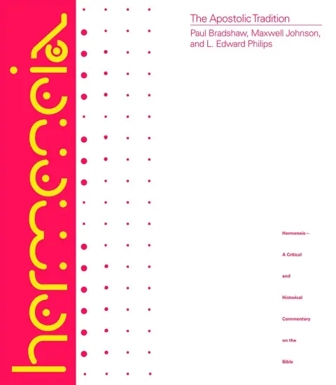 Cover of Apostolic Tradition