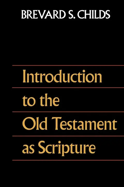 Cover of Introduction to the Old Testament as Scripture