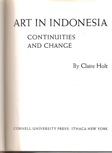 Cover of Art in Indonesia