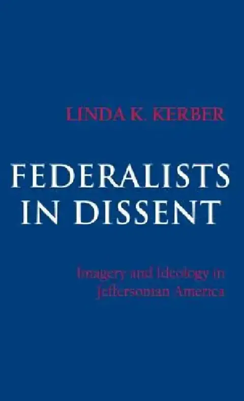 Cover of Federalists in Dissent