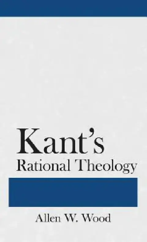 Cover of Kant's Rational Theology