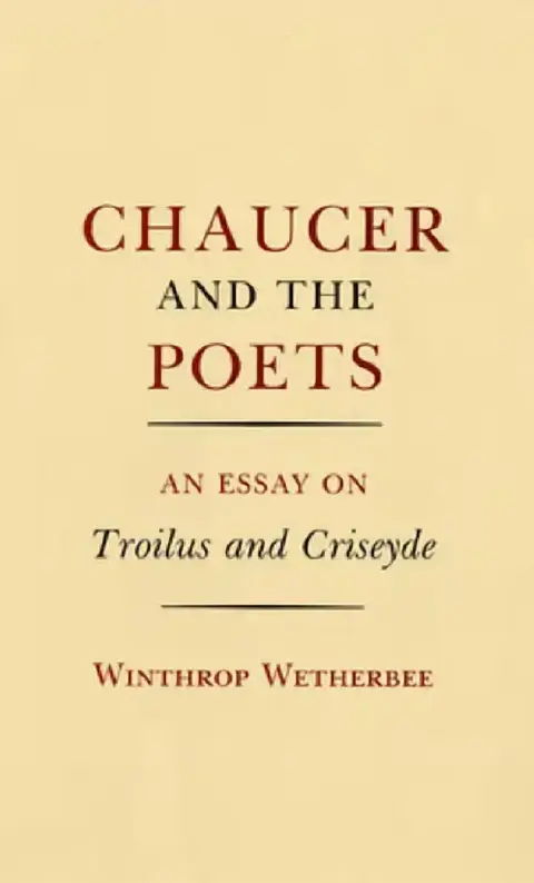 Cover of Chaucer and the Poets