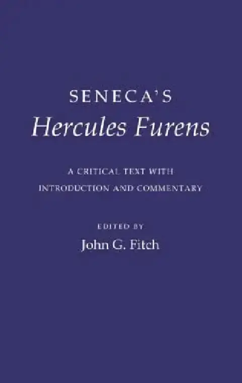 Cover of Seneca's Hercules Furens