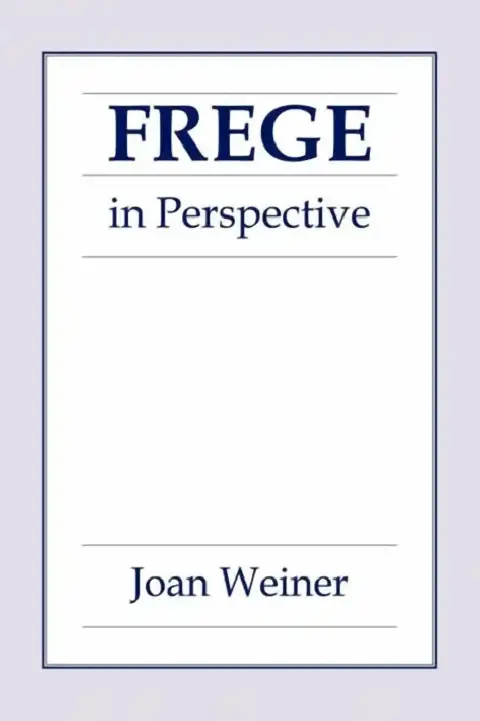 Cover of Frege in Perspective