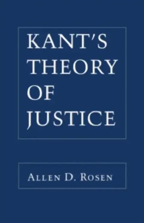 Cover of Kant's Theory of Justice.