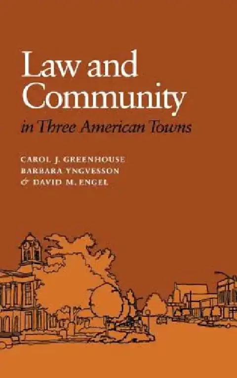 Cover of Law and Community in Three American Towns