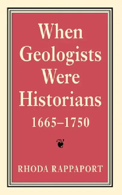 Cover of When Geologists Were Historians, 1665Ð1750