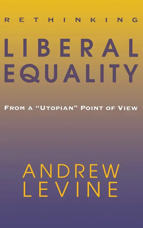 Cover of Rethinking Liberal Equality