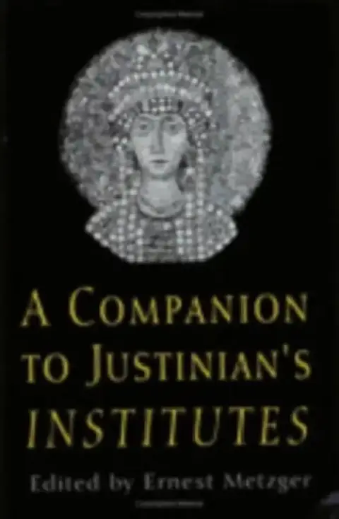 Cover of A Companion to Justinian's Institutes