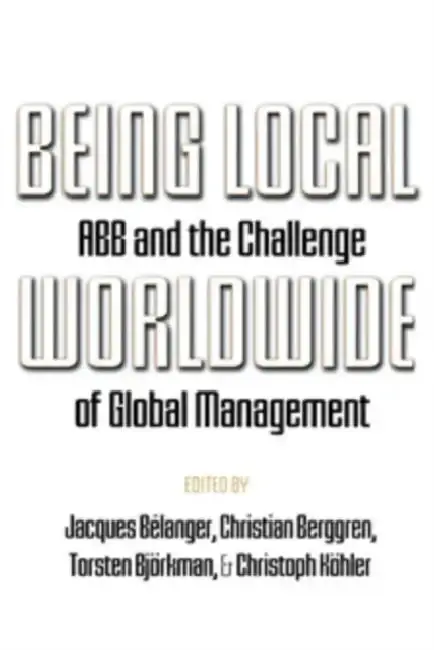 Cover of Being Local Worldwide