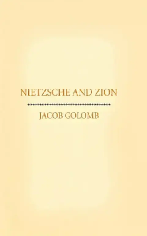 Cover of Nietzsche and Zion