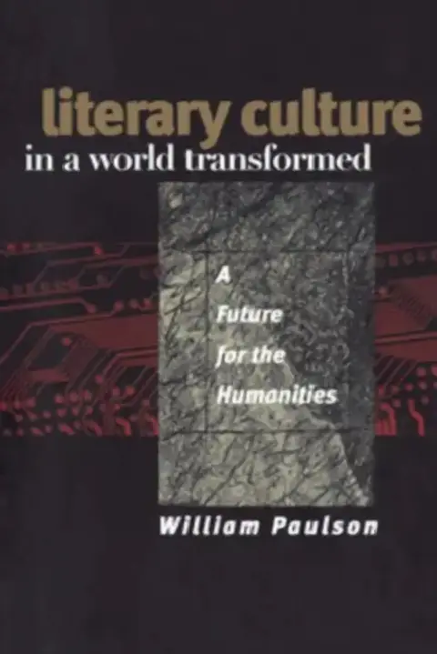 Cover of Literary Culture in a World Transformed