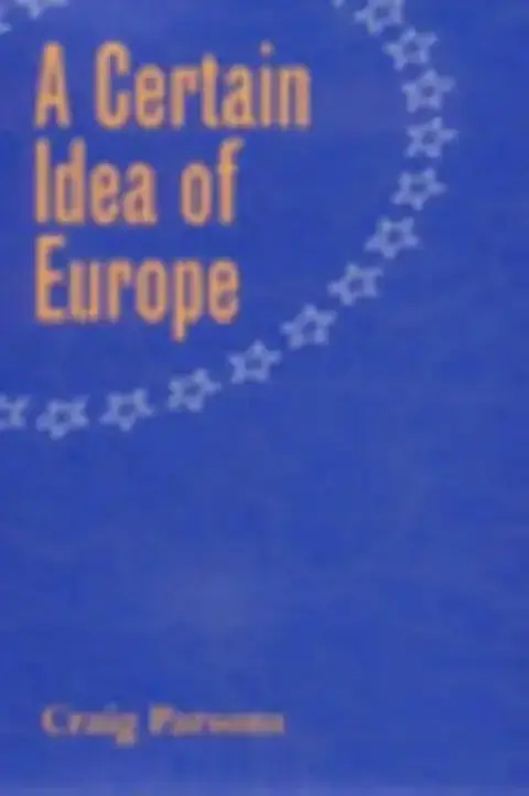 Cover of A Certain Idea of Europe