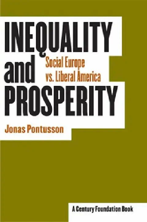 Cover of Inequality and Prosperity