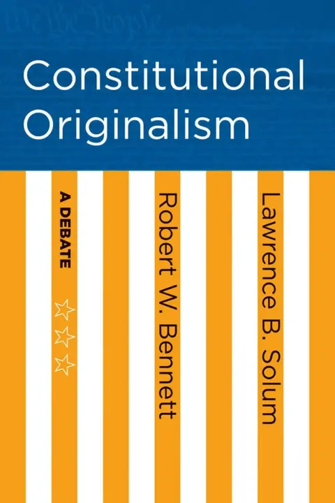 Cover of Constitutional Originalism