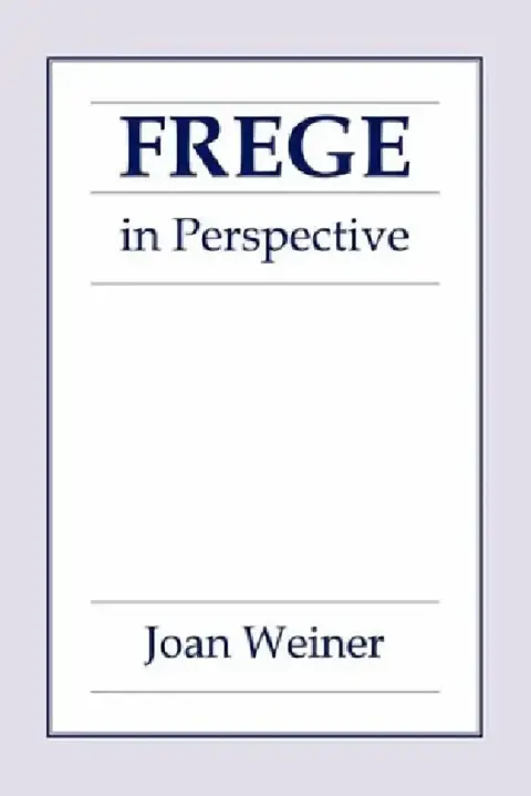 Cover of Frege in Perspective