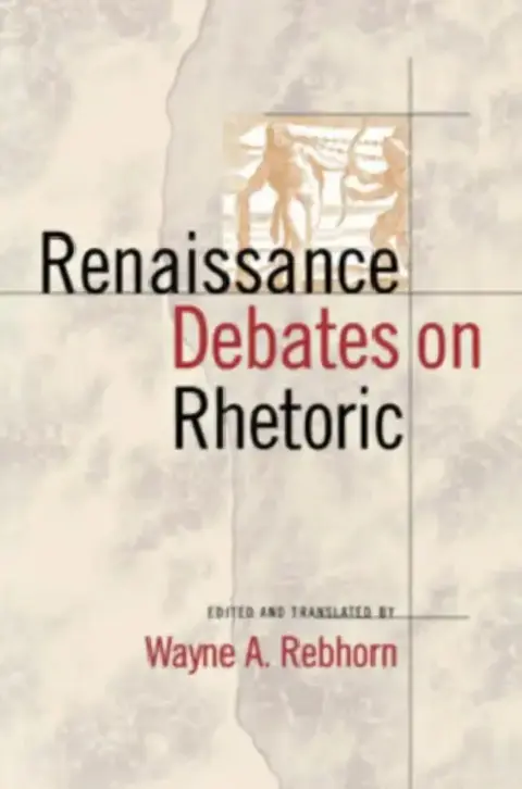 Cover of Renaissance Debates on Rhetoric